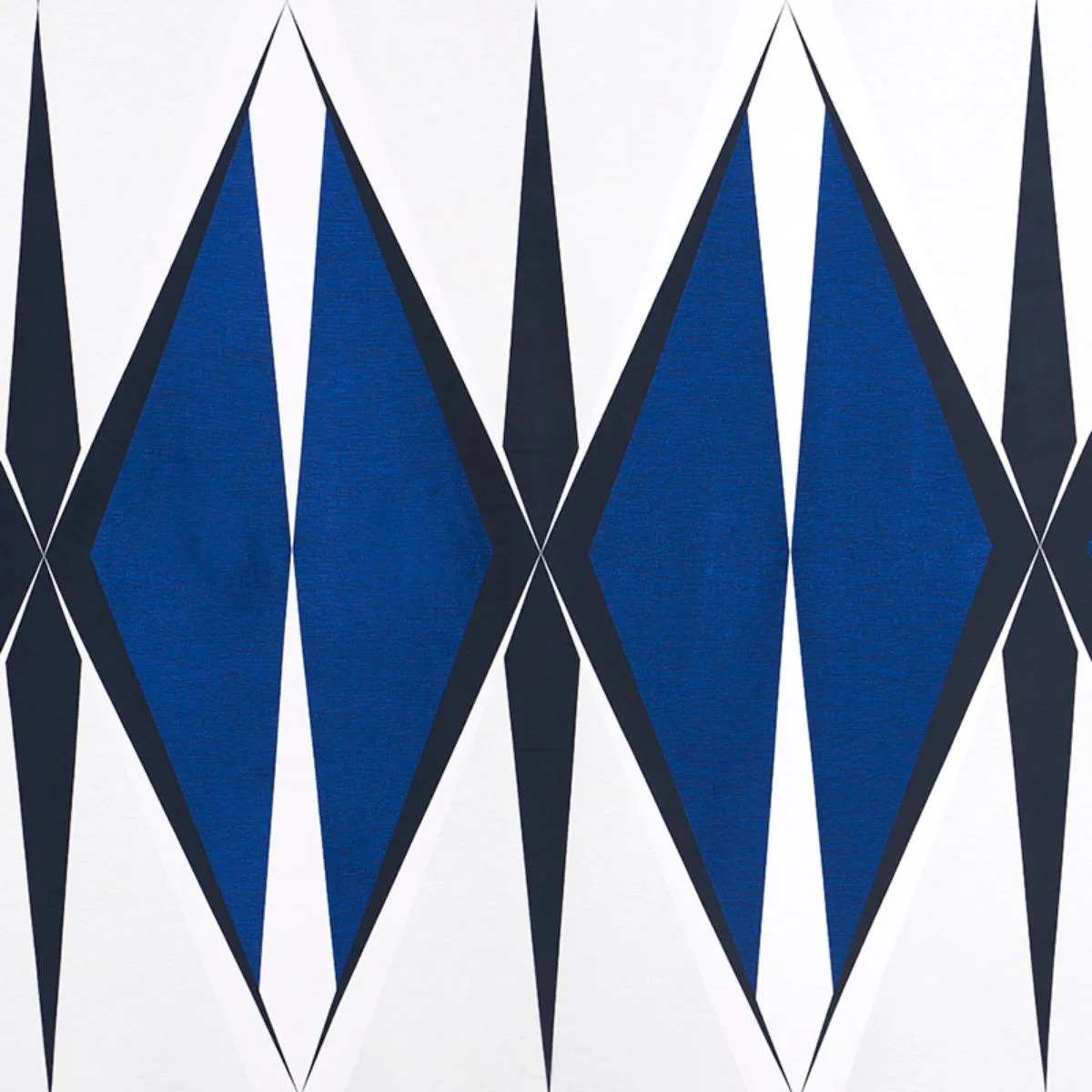 Schumacher 78241 Elvetico Cobalt fabric swatch