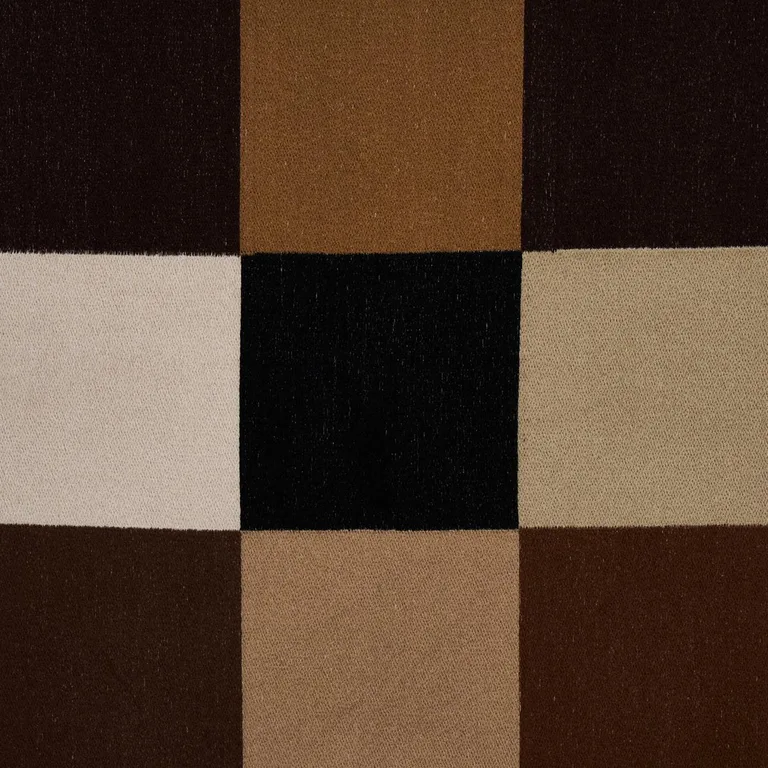 Schumacher 81833 Embroidered Tile Strong Neutral fabric swatch