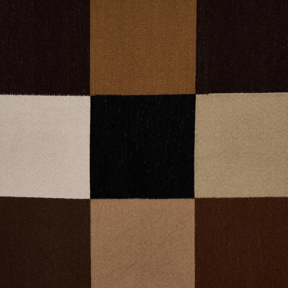 Schumacher 81833 Embroidered Tile Strong Neutral fabric swatch