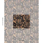 Schumacher 84790 Emelie Velvet Bronze & Noir fabric swatch