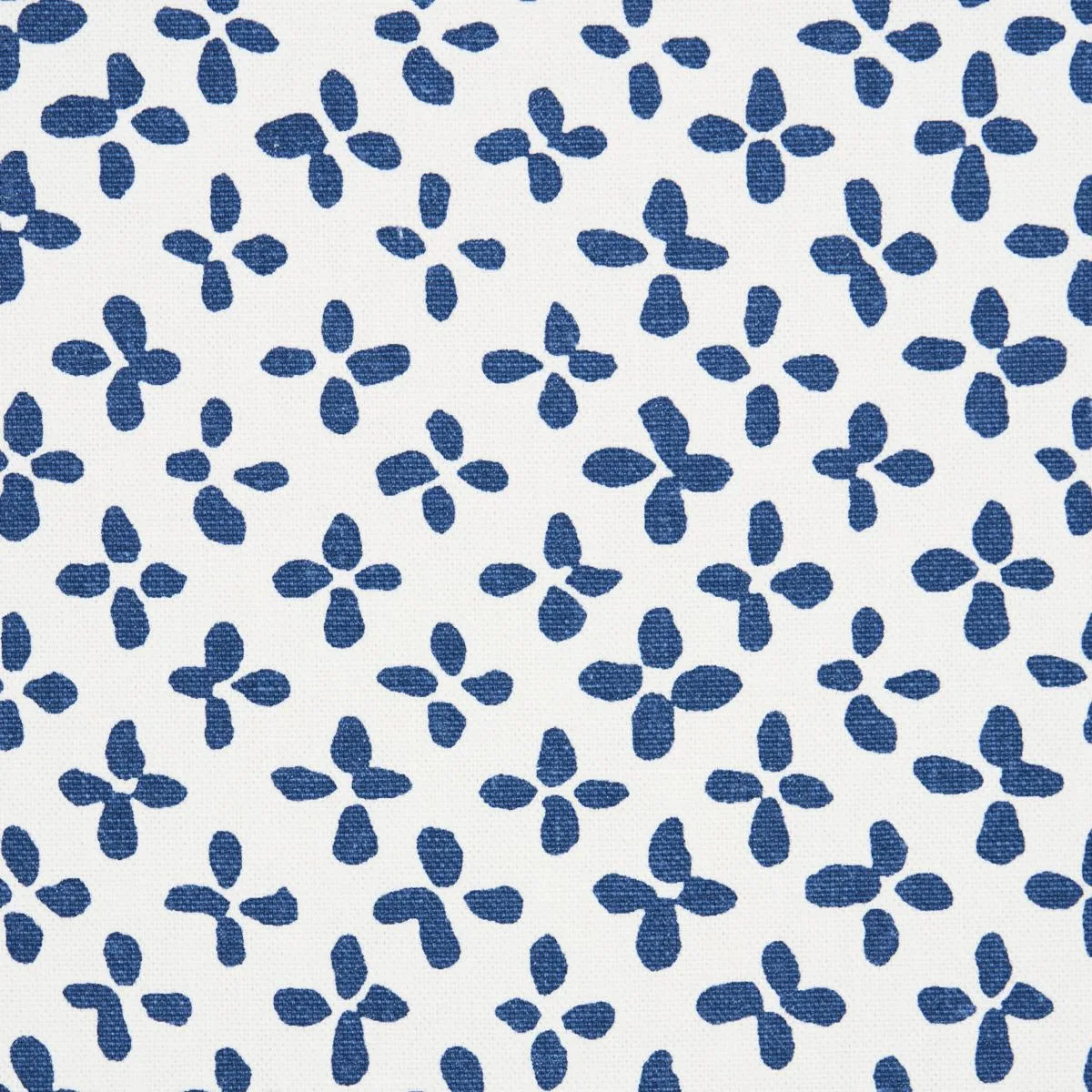 Schumacher 180381 Emerson Blue fabric swatch