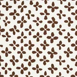 Schumacher 180380 Emerson Brown fabric swatch