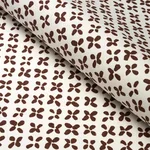 Schumacher 180380 Emerson Brown fabric swatch