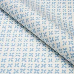 Schumacher 180383 Emerson Sky fabric swatch