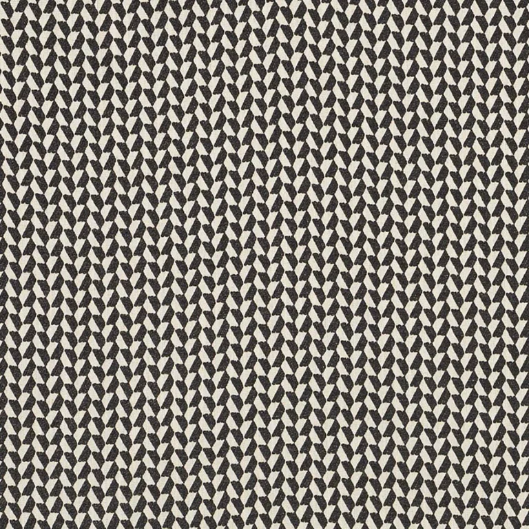 Schumacher 71560 Emile Charcoal fabric swatch