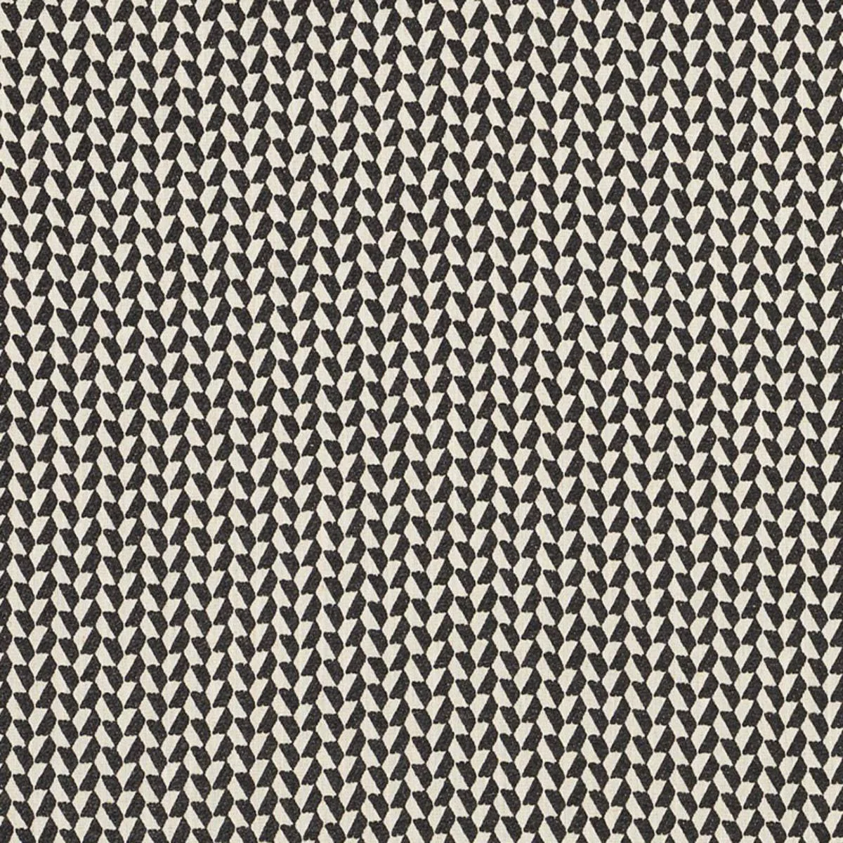 Schumacher 71560 Emile Charcoal fabric swatch