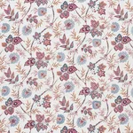 Schumacher 177680 Emperor's Vine Aubergine fabric swatch