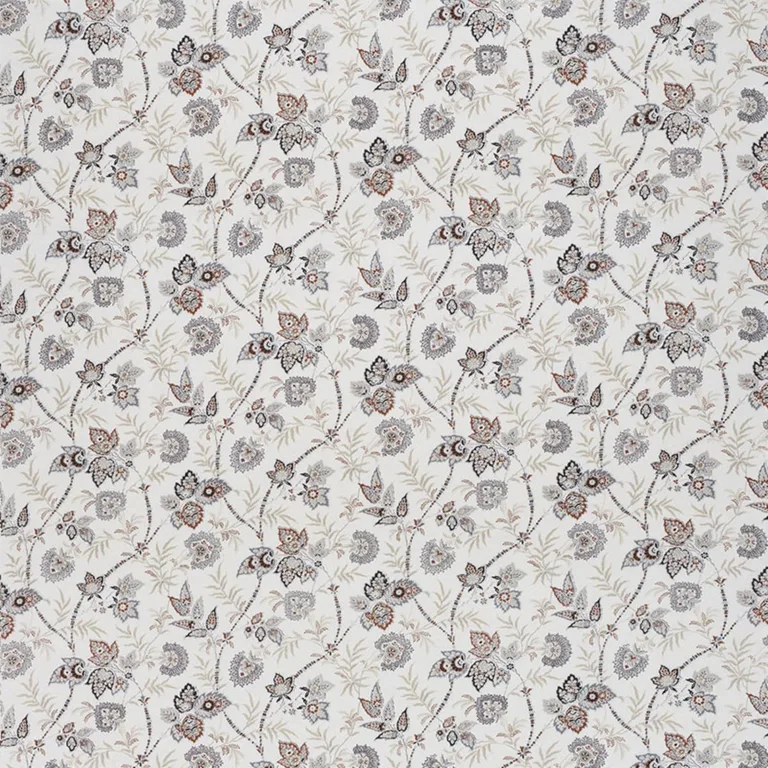 Schumacher 177682 Emperor's Vine Neutral fabric swatch