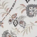 Schumacher 177682 Emperor's Vine Neutral fabric swatch