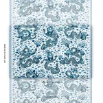 Schumacher 181030 Empress Dragon Delft fabric swatch