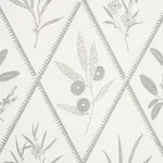 Schumacher 177642 Endimione Grey fabric swatch