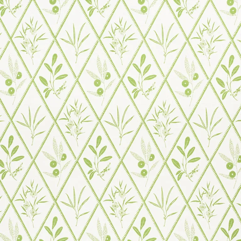 Schumacher 177641 Endimione Leaf fabric swatch