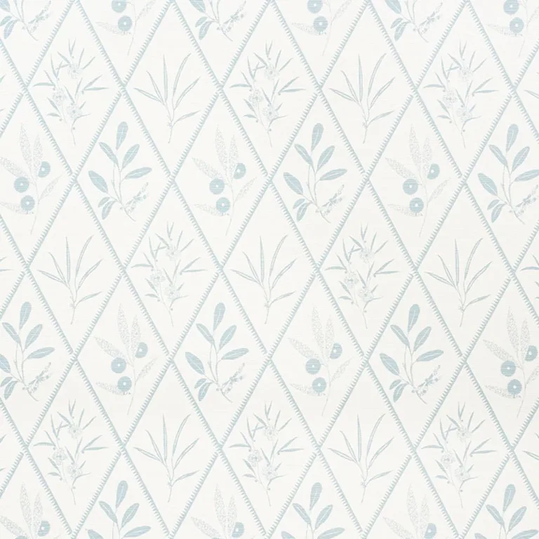 Schumacher 177640 Endimione Sky fabric swatch