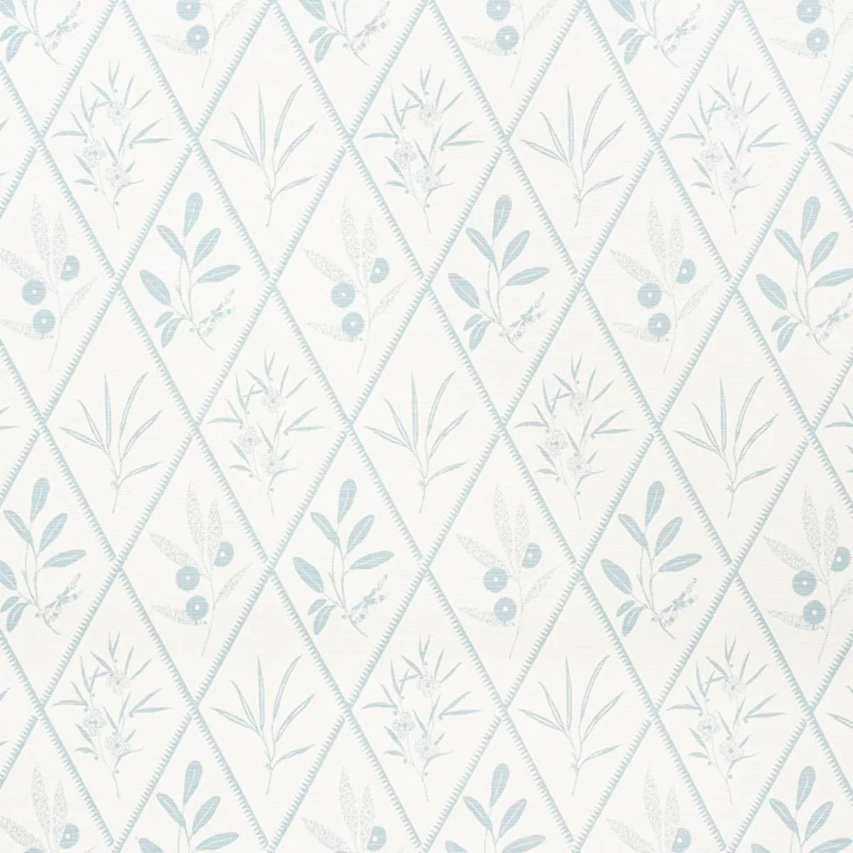 Schumacher 177640 Endimione Sky fabric swatch