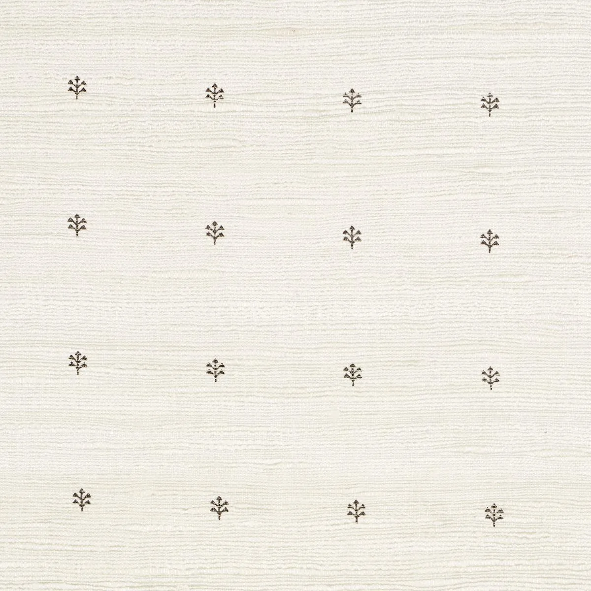Schumacher 182681 Engelmann Silk Hand Print Brown fabric swatch