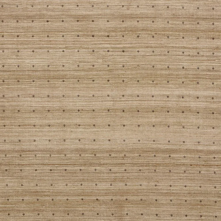 Schumacher 182682 Engelmann Silk Hand Print Oatmeal fabric swatch