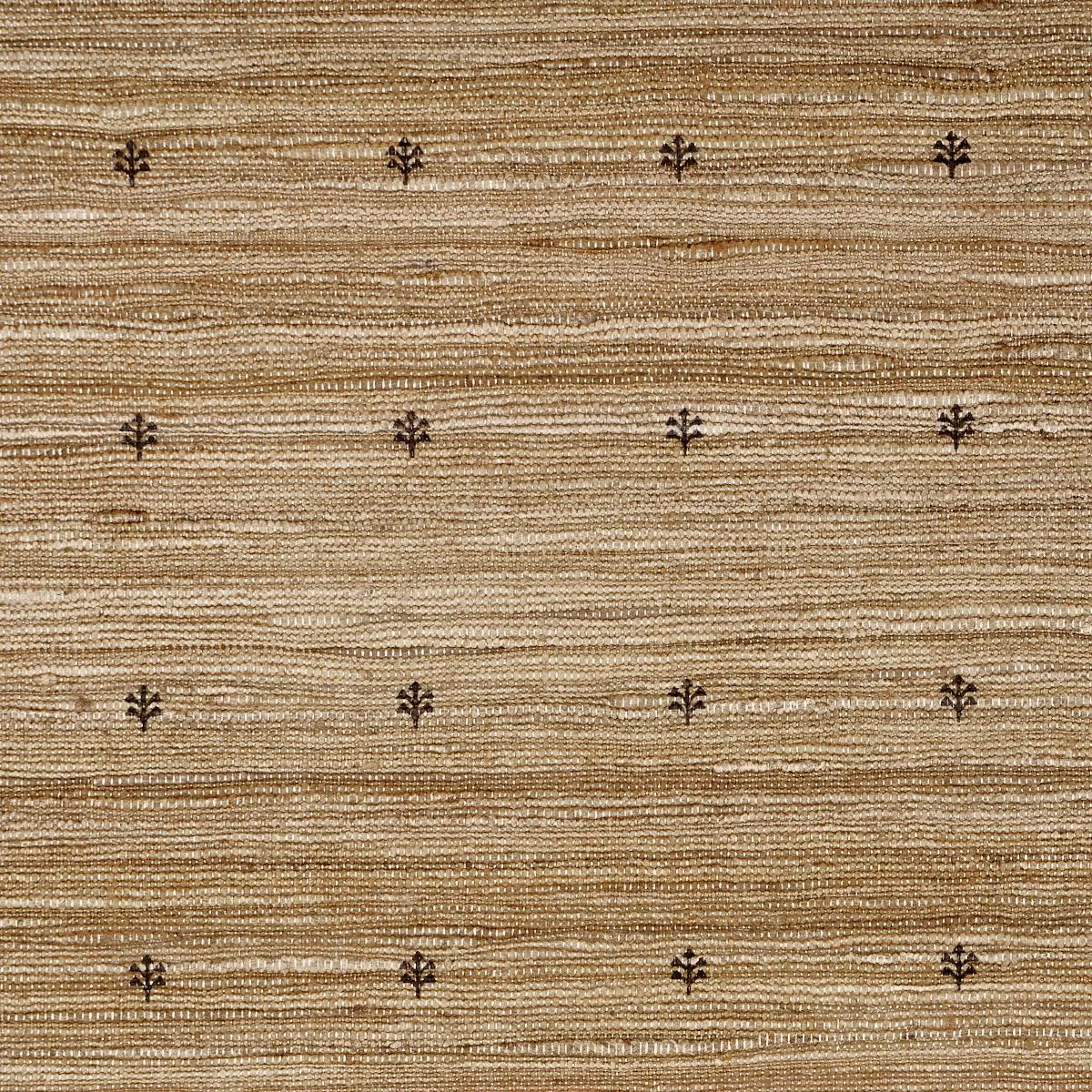 Schumacher 182682 Engelmann Silk Hand Print Oatmeal fabric swatch