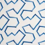 Schumacher 181631 Enzo Print Coastal fabric swatch