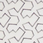 Schumacher 181632 Enzo Print Graphite fabric swatch