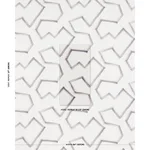 Schumacher 181632 Enzo Print Graphite fabric swatch