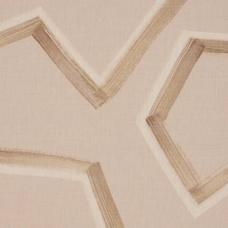 Schumacher 181630 Enzo Print Sienna fabric swatch