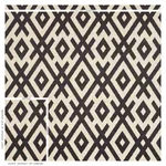 Schumacher 76020 Equix Black fabric swatch