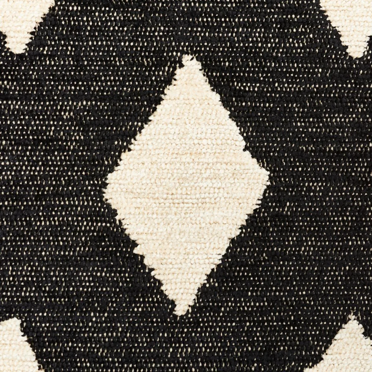 Schumacher 76020 Equix Black fabric swatch