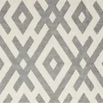 Schumacher 76021 Equix Charcoal fabric swatch