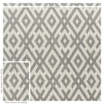 Schumacher 76021 Equix Charcoal fabric swatch