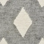 Schumacher 76021 Equix Charcoal fabric swatch