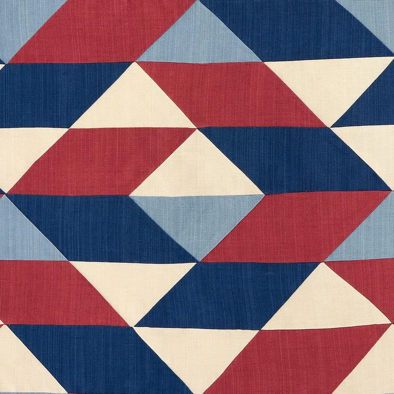 Schumacher 82880 Erindale Americana fabric swatch