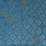 Schumacher 72772 Esther Velvet Peacock fabric swatch