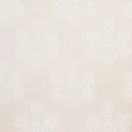 Schumacher 74452 Estrella Embroidery Linen fabric swatch