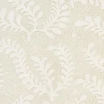 Schumacher 178530 Etched Fern Natural fabric swatch