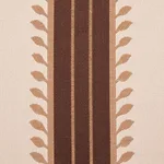Schumacher 80722 Etruscan Stripe Brown fabric swatch