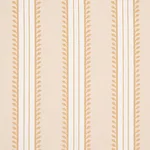Schumacher 80720 Etruscan Stripe Ivory & Ochre fabric swatch