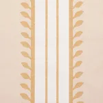 Schumacher 80720 Etruscan Stripe Ivory & Ochre fabric swatch