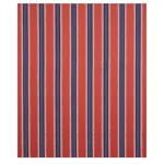 Schumacher 80721 Etruscan Stripe Red & Blue fabric swatch