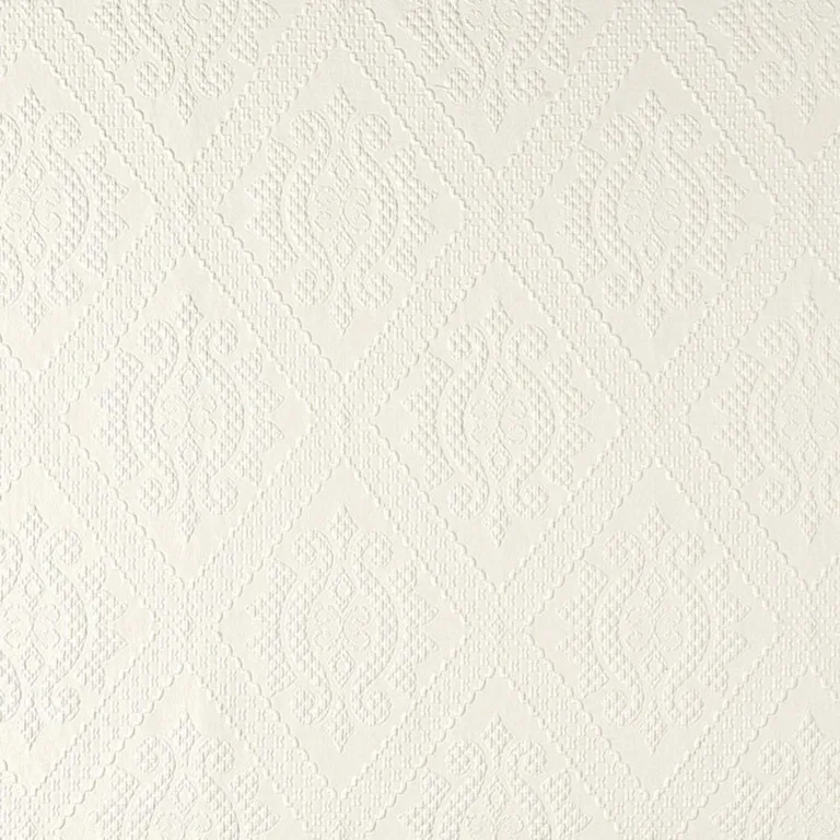 Schumacher 69130 Eugenie Matelassé Ivory fabric swatch