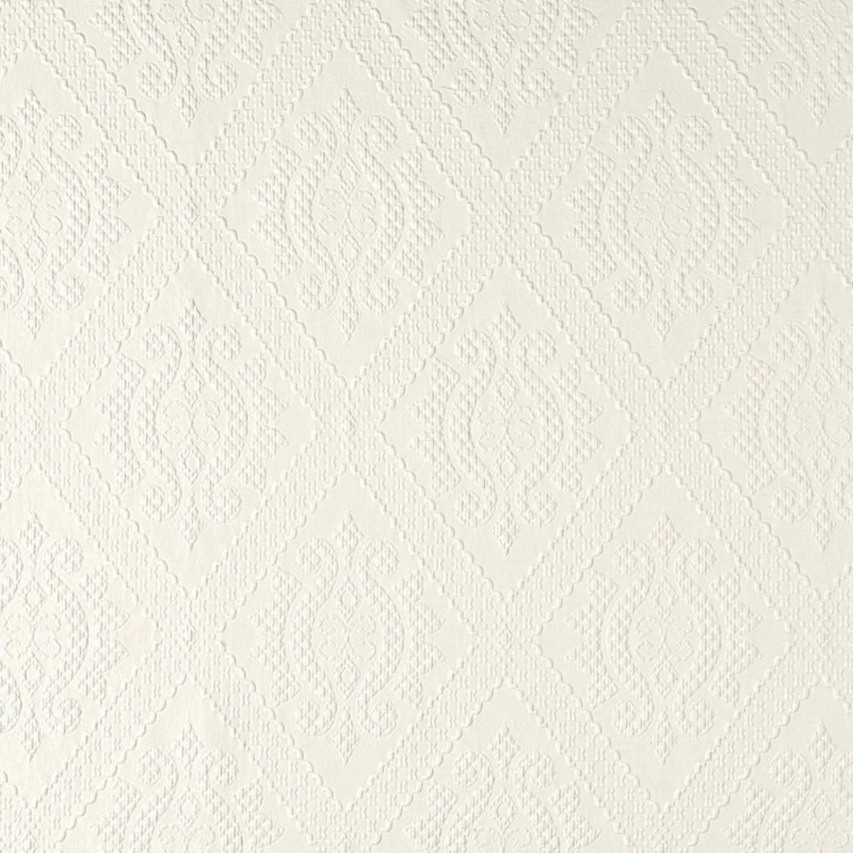 Schumacher 69130 Eugenie Matelassé Ivory fabric swatch