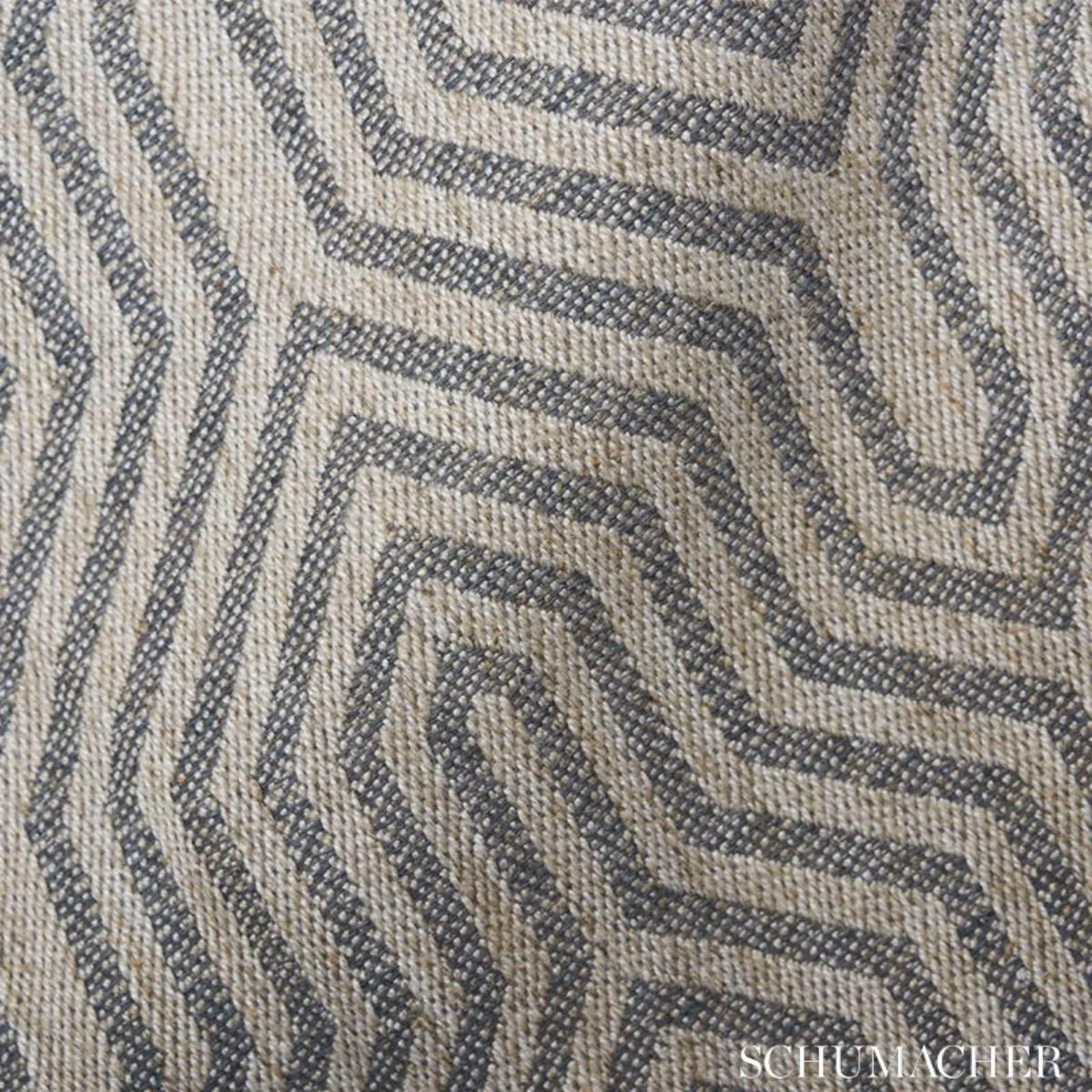 Schumacher 72120 Eureka Granite fabric swatch