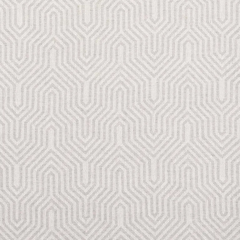 Schumacher 72121 Eureka Limestone fabric swatch