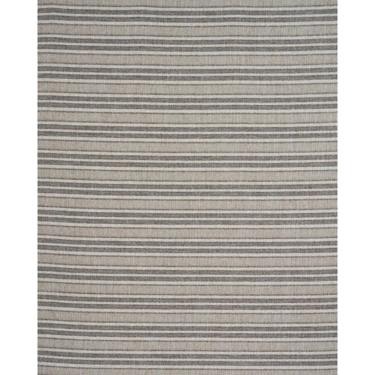 Schumacher 86030 Even Keel Outdoor Stripe Greige fabric swatch