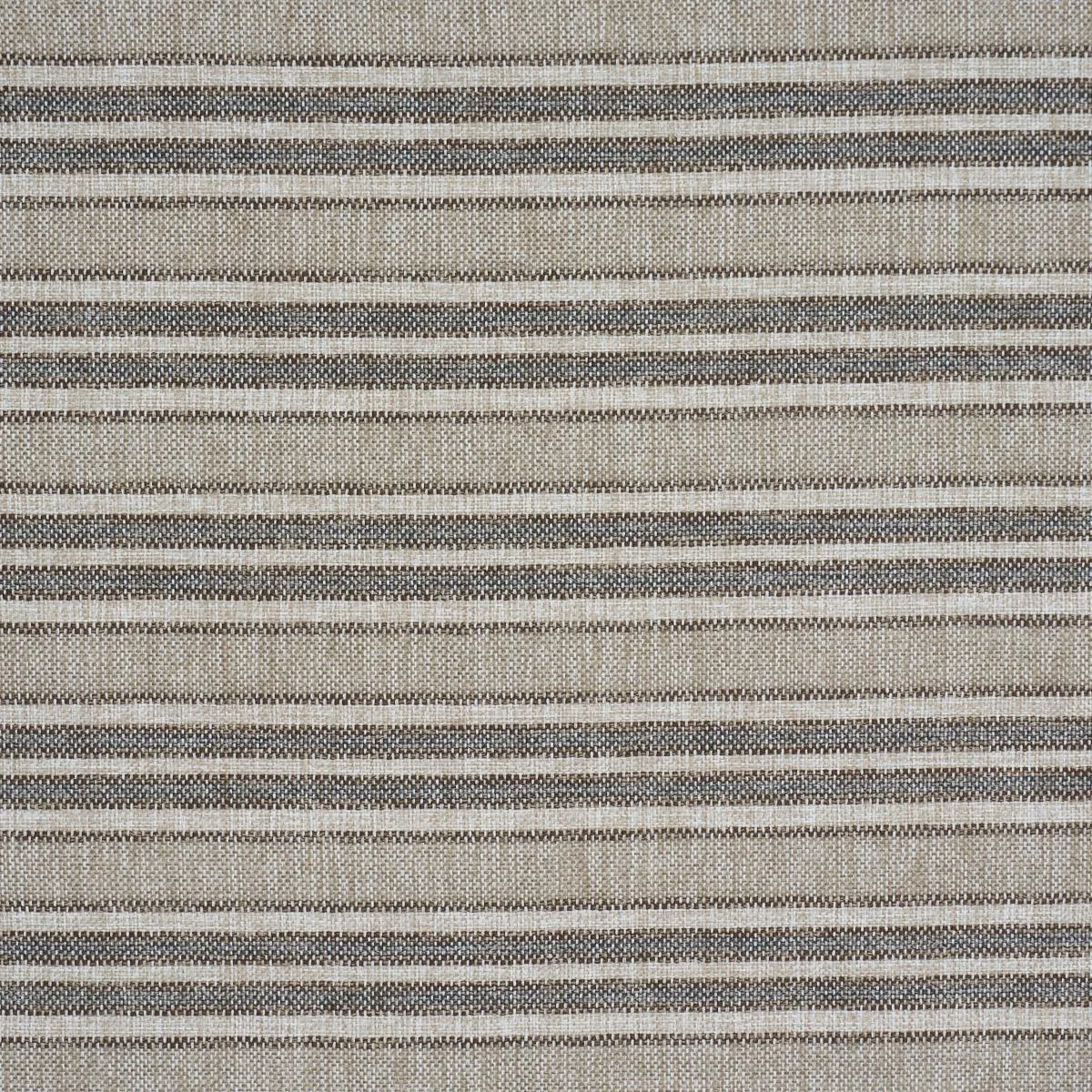 Schumacher 86030 Even Keel Outdoor Stripe Greige fabric swatch