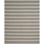 Schumacher 86032 Even Keel Outdoor Stripe Navy fabric swatch