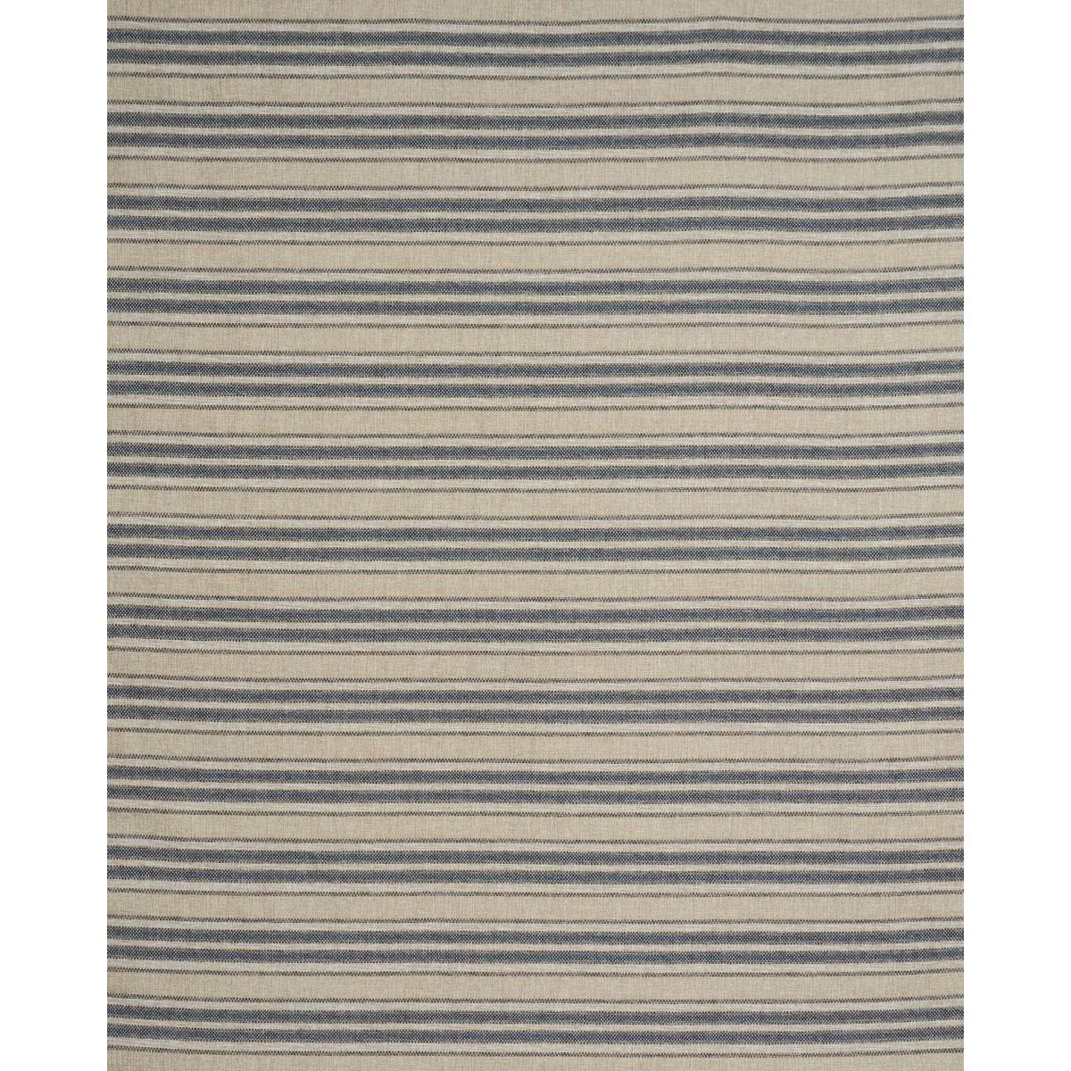 Schumacher 86032 Even Keel Outdoor Stripe Navy fabric swatch