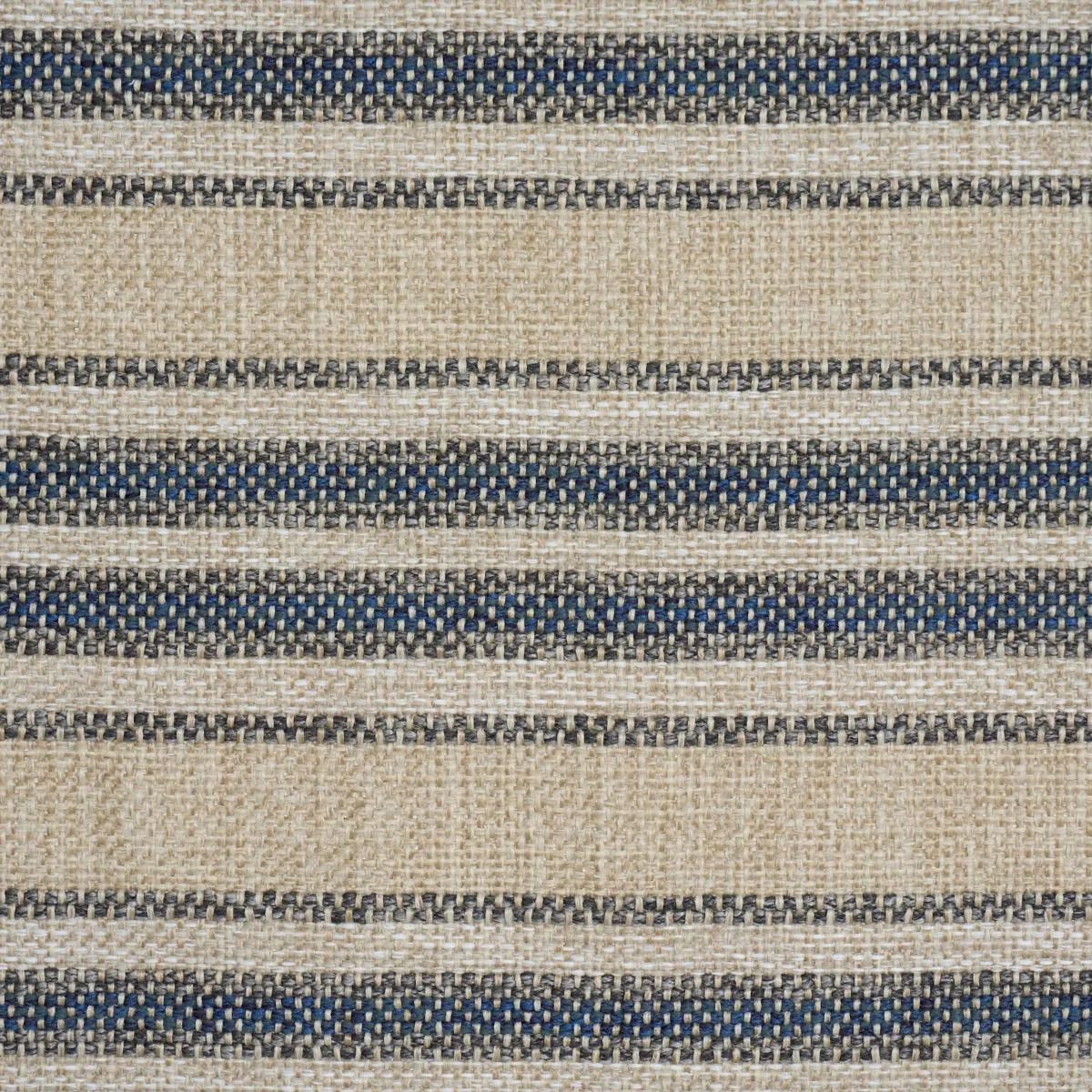 Schumacher 86032 Even Keel Outdoor Stripe Navy fabric swatch