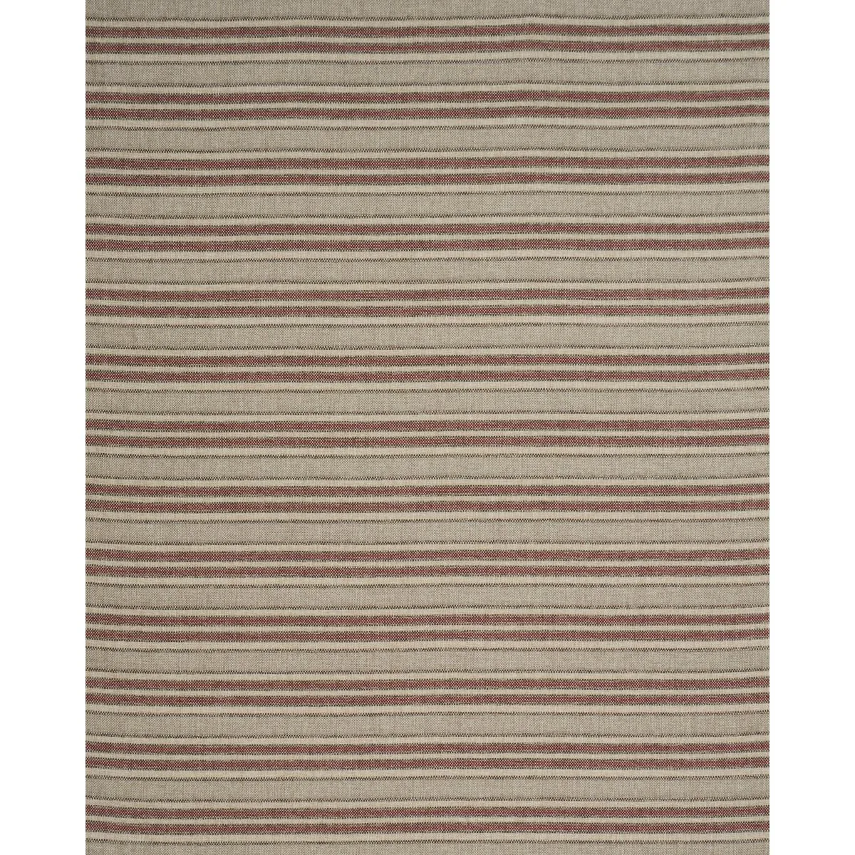 Schumacher 86031 Even Keel Outdoor Stripe Rust fabric swatch