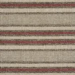 Schumacher 86031 Even Keel Outdoor Stripe Rust fabric swatch