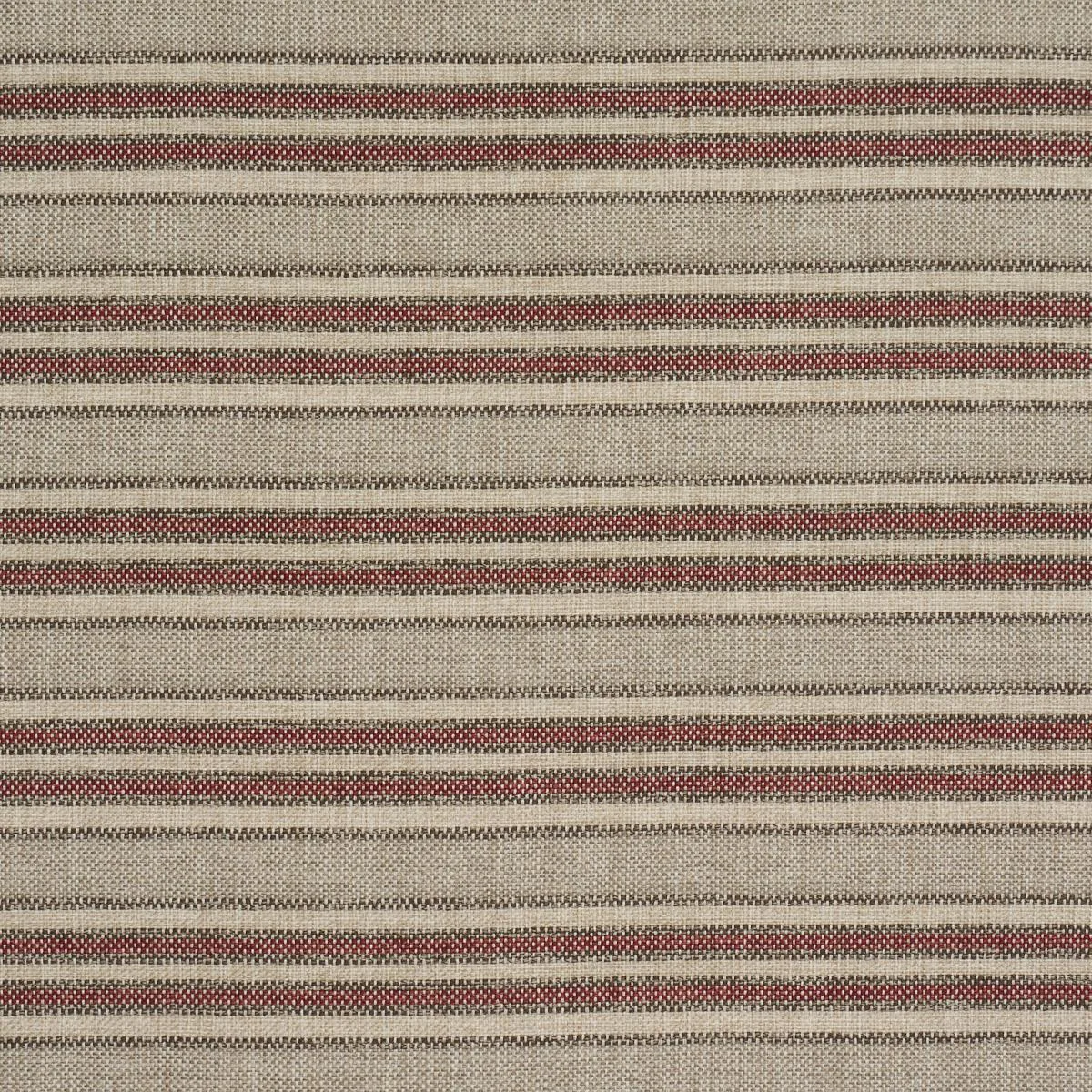 Schumacher 86031 Even Keel Outdoor Stripe Rust fabric swatch